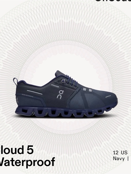 On Clouds Other - OnCloud Cloud 5 Waterproof - Navy Ink Sneakers